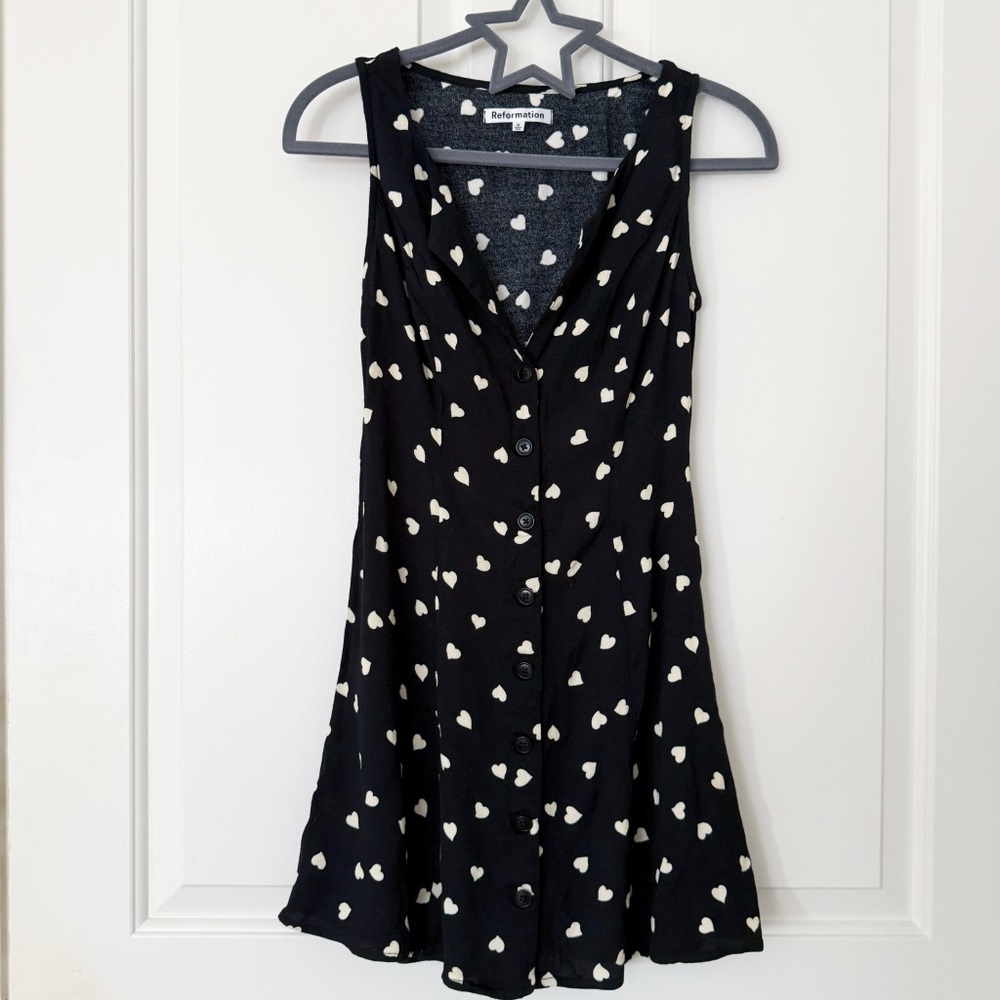 Reformation Rilynn Collection Luv It Button Up Mini Dress - Picture 3 of 11
